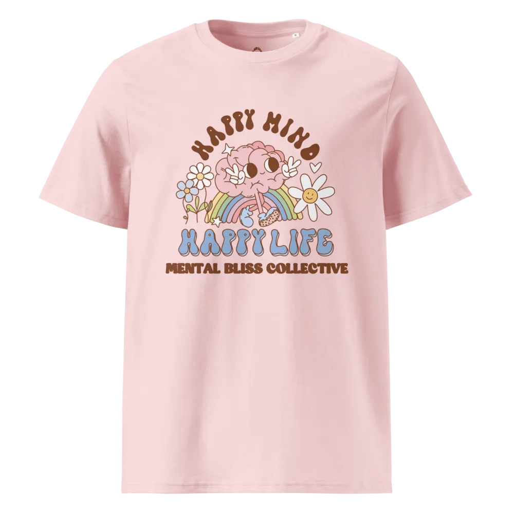"Happy Mind, Happy Life" T-Shirt – Bring Joy and Positivity to Every Day product image (28)