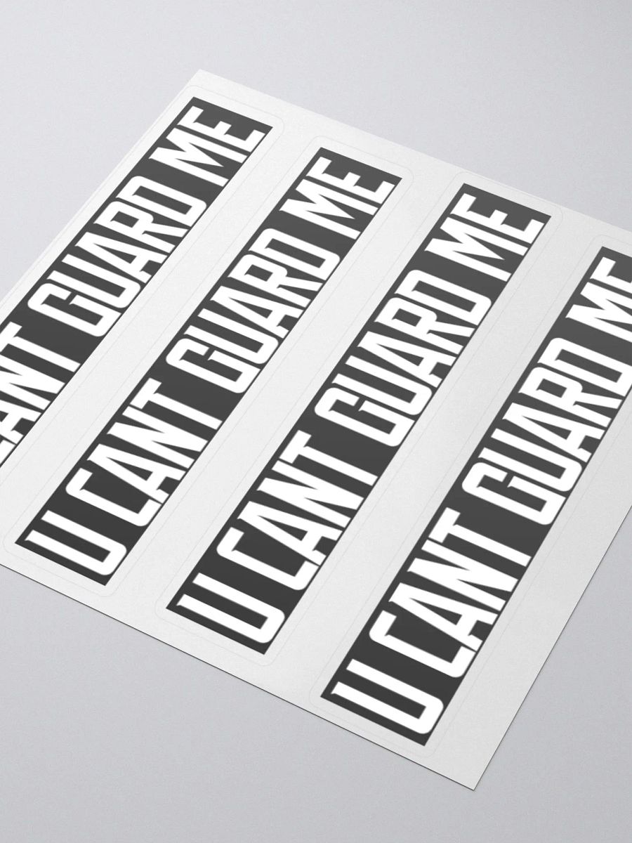 Bryce hoops: 4 u cant guard me stickers product image (3)