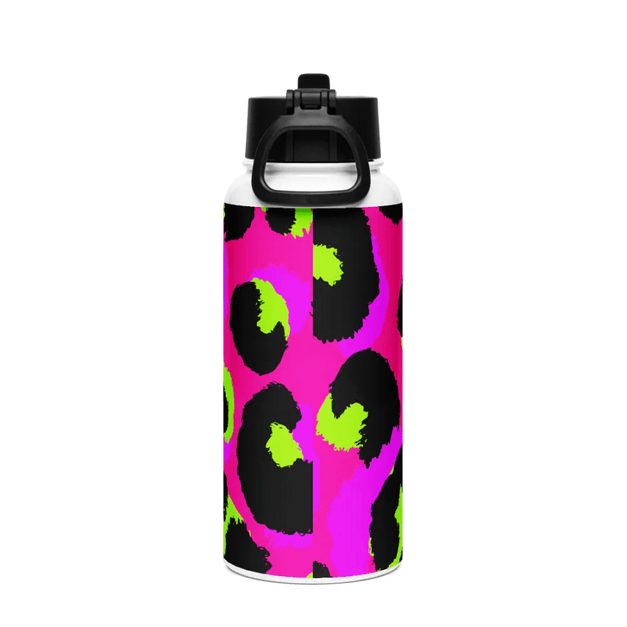 Leopard Print Stainless Steel Water Bottle product image (2)