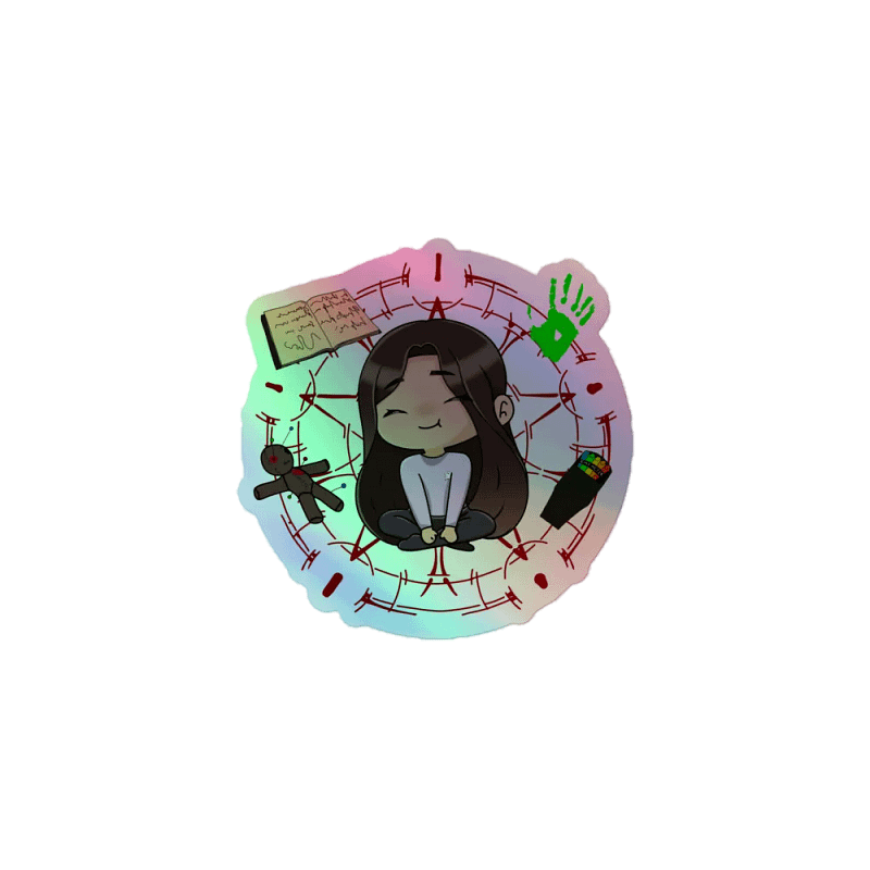 Phasmoholic x LovelyLezz Holographic Sticker