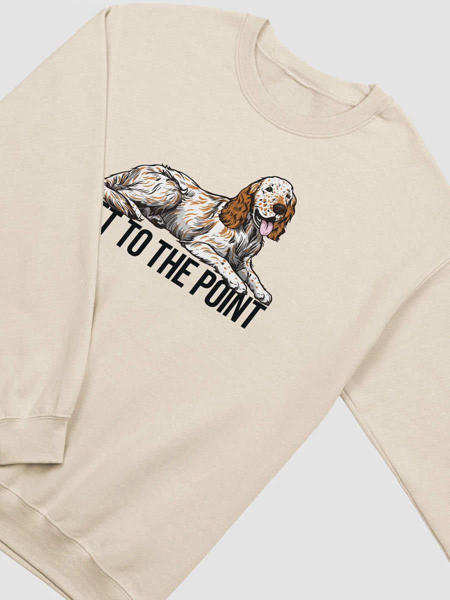 Get to the Point Sweatshirt of an English Setter (Orange) | Funny Shirt for English Setter Paw-rents product image (21)