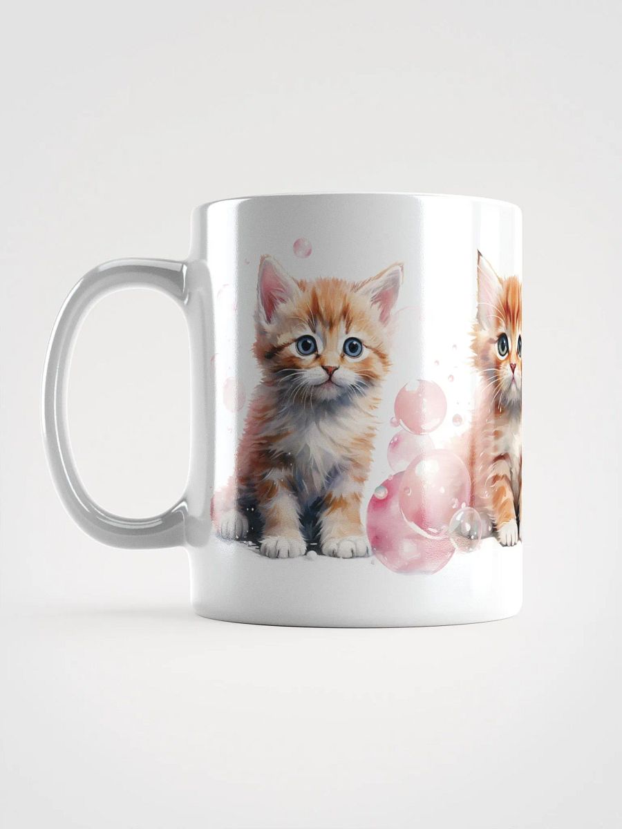 Whimsical Kittens White Glossy Mug product image (6)
