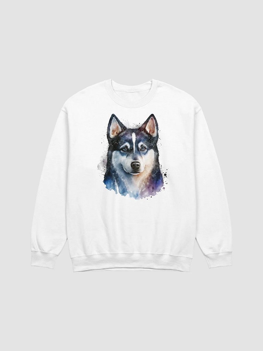 Watercolor Siberian Husky Crewneck Sweatshirt product image (22)