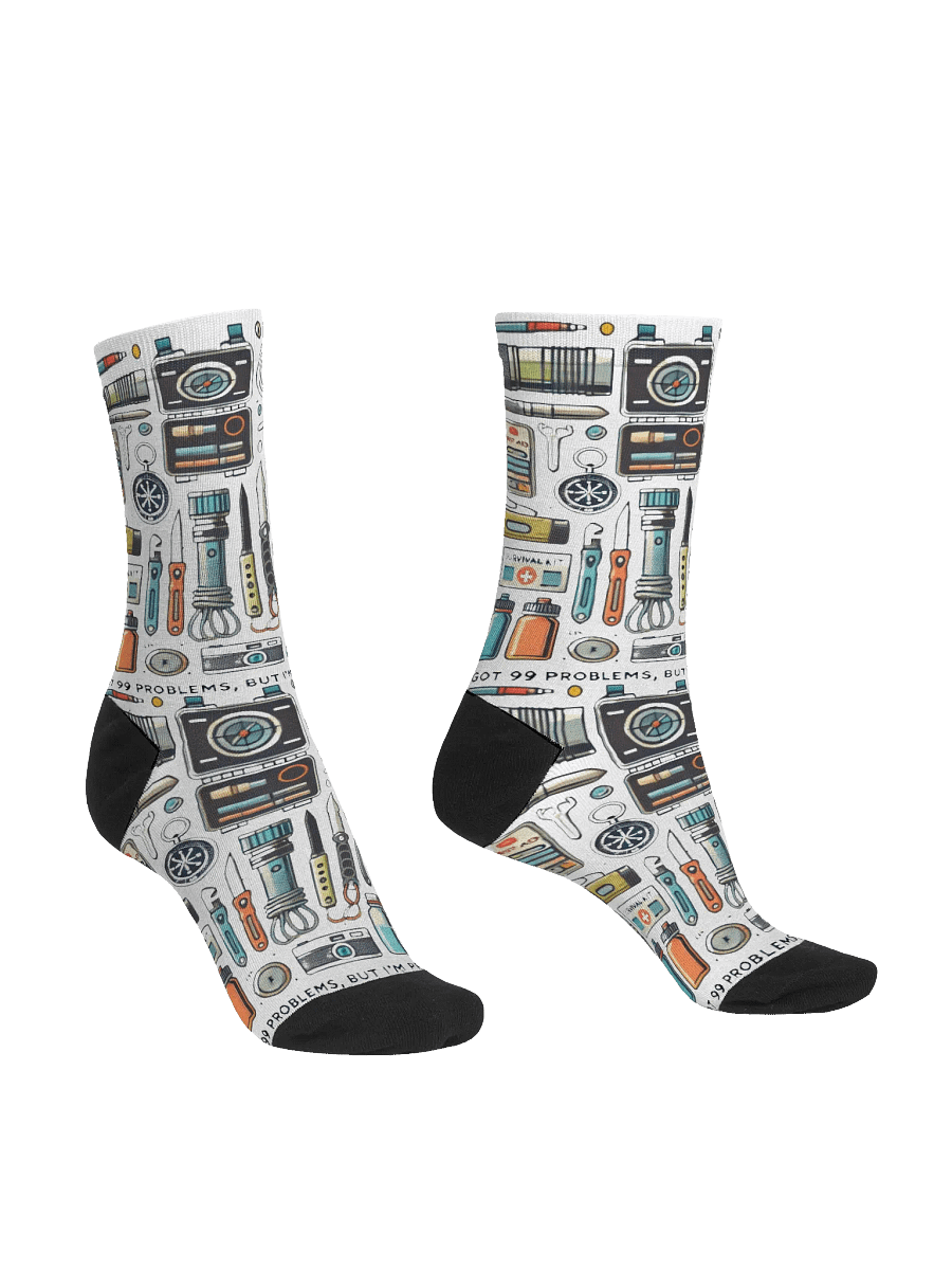 'I’ve Got 99 Problems, But I’m Prepared for All of It' Premium Socks product image (1)