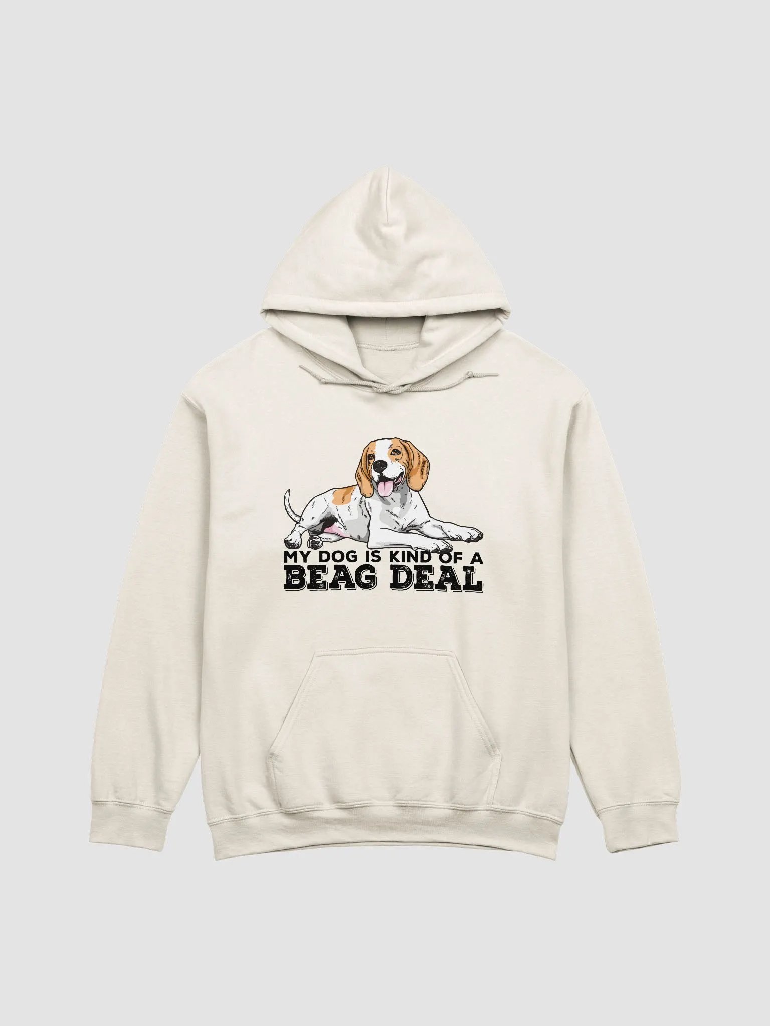Beag Deal Hooded Sweatshirt of a Beagle | Funny Hoodie for Beagle Paw-rents product image (18)