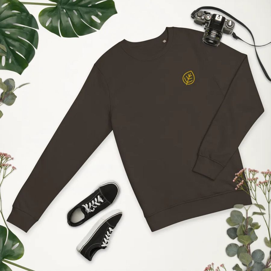 Leaf Design Organic Cotton Sweatshirt product image (5)