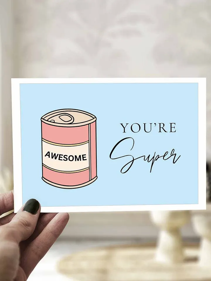 You're Super Awesome Couple's Valentine Card product image (1)