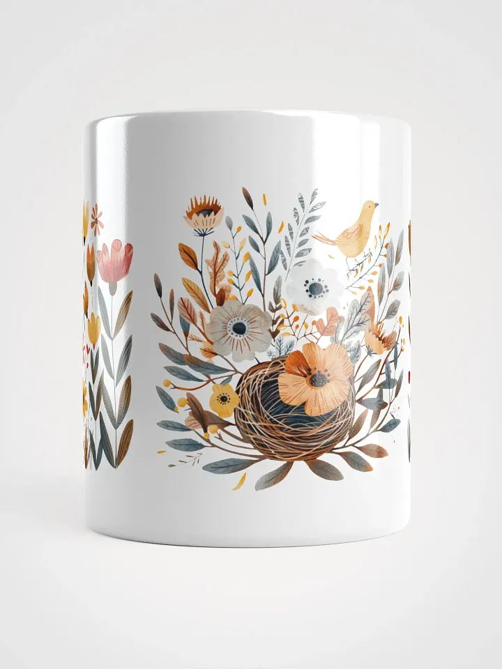 Panoramic Nesting Beauty Floral Mug product image (1)