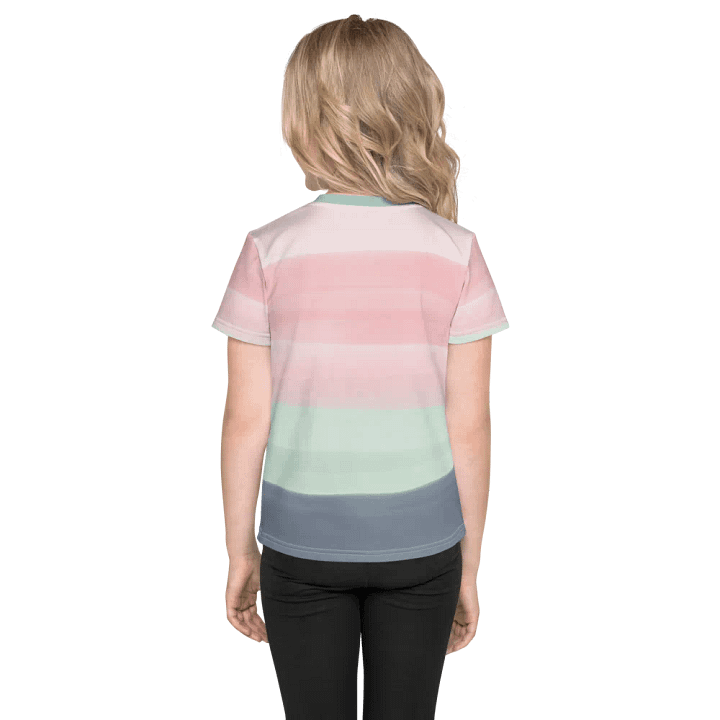 All-Over Print Kids Crew Neck T-Shirt product image (2)