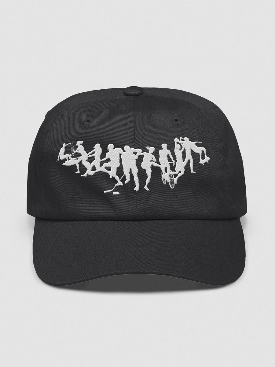Sport Variety Dad Hat – Embroidered Athletic Cap Featuring Multiple Sports Icons for Fans & Athletes product image (5)