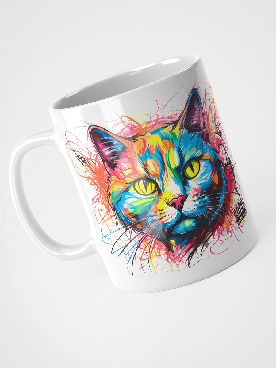 Graffiti Scribbles Cat 2 , Mug product image (6)