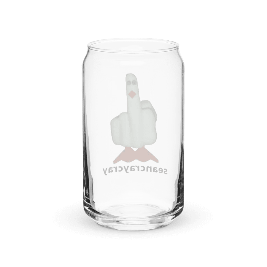 F*ck Duck 16oz coffee glass product image (38)