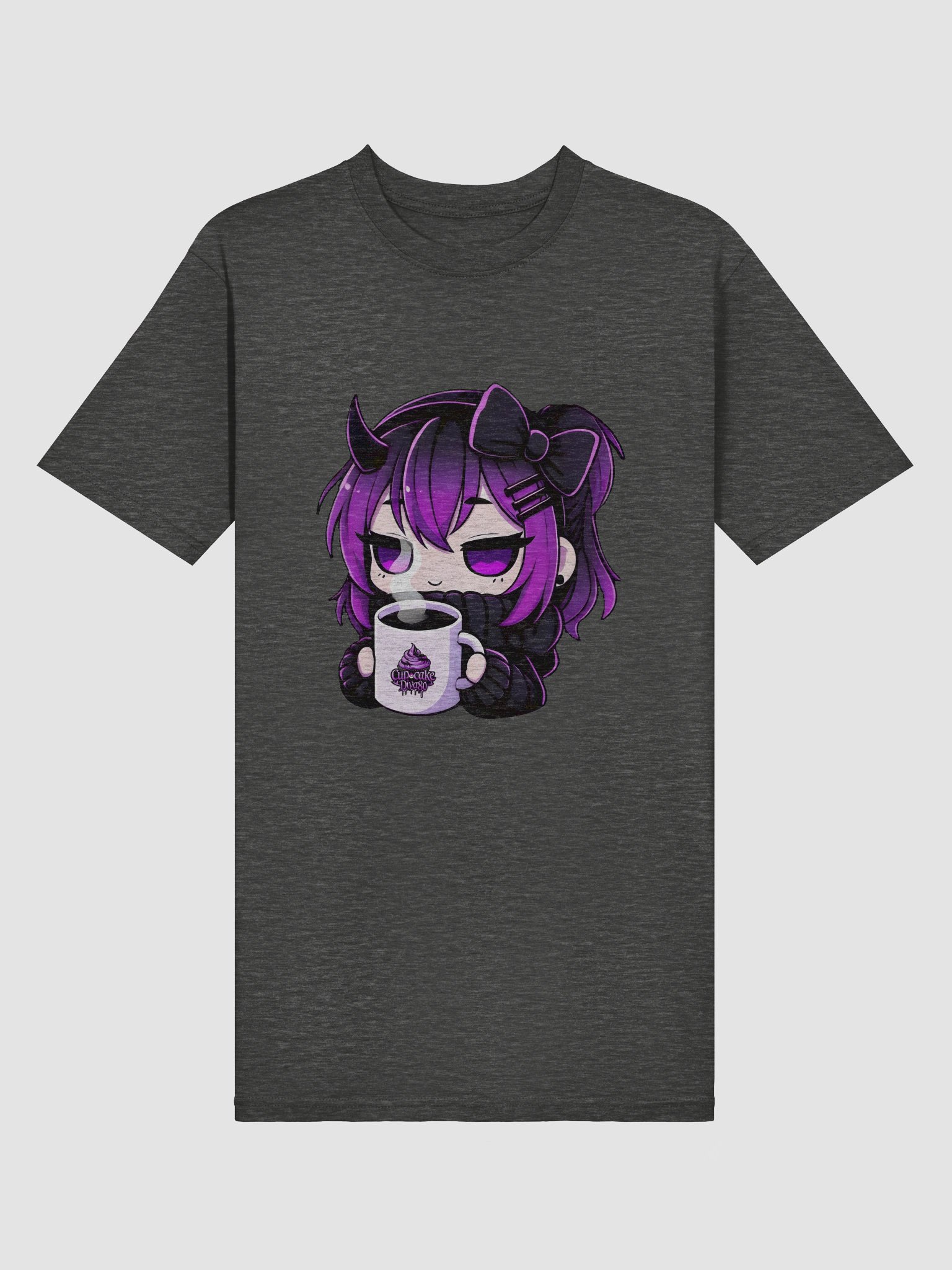 CupcakeDiva80 Caffeinated Logo Unisex Tee product image (19)