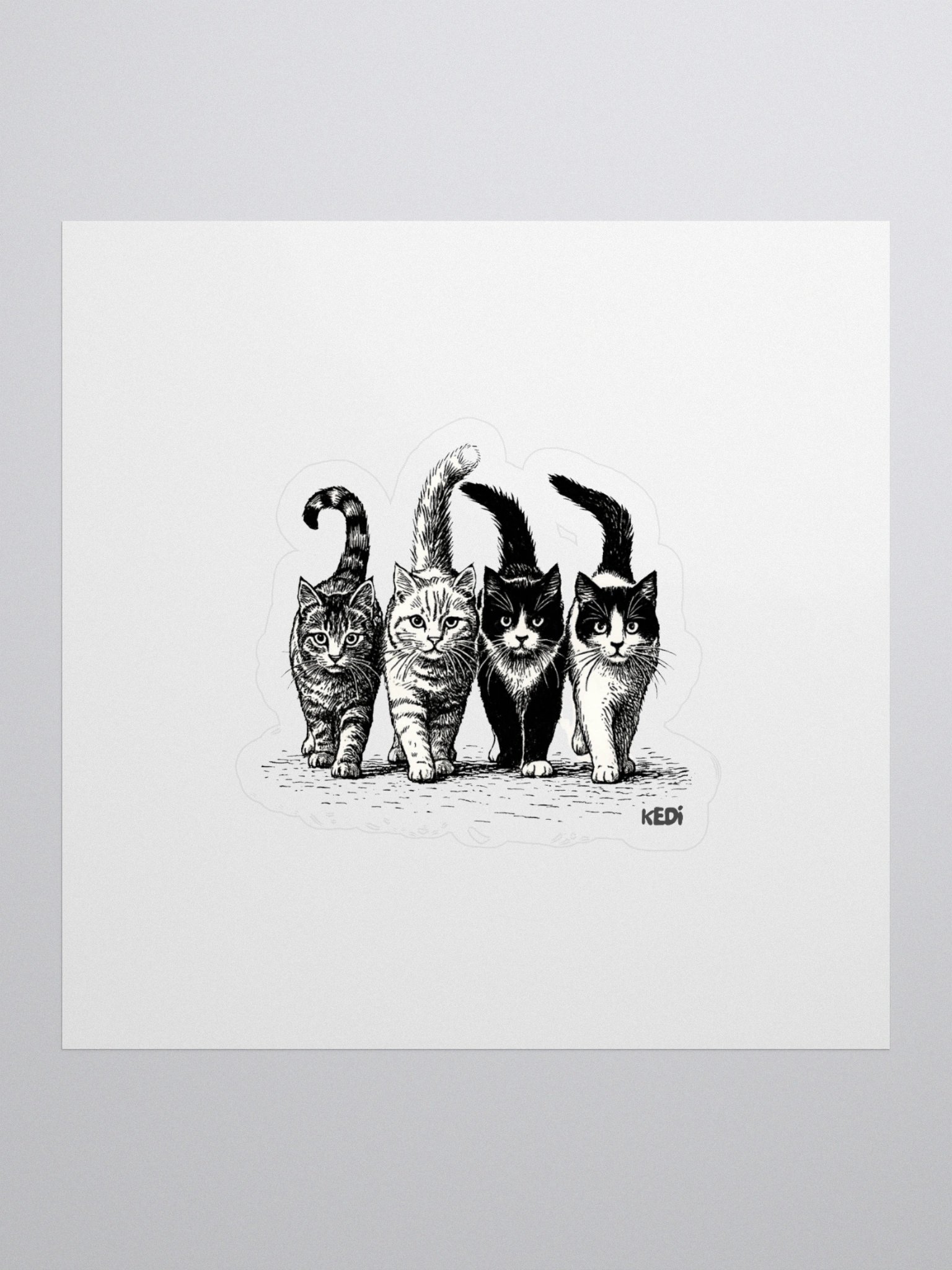 Whiskered Wanderers Sticker Set product image (1)