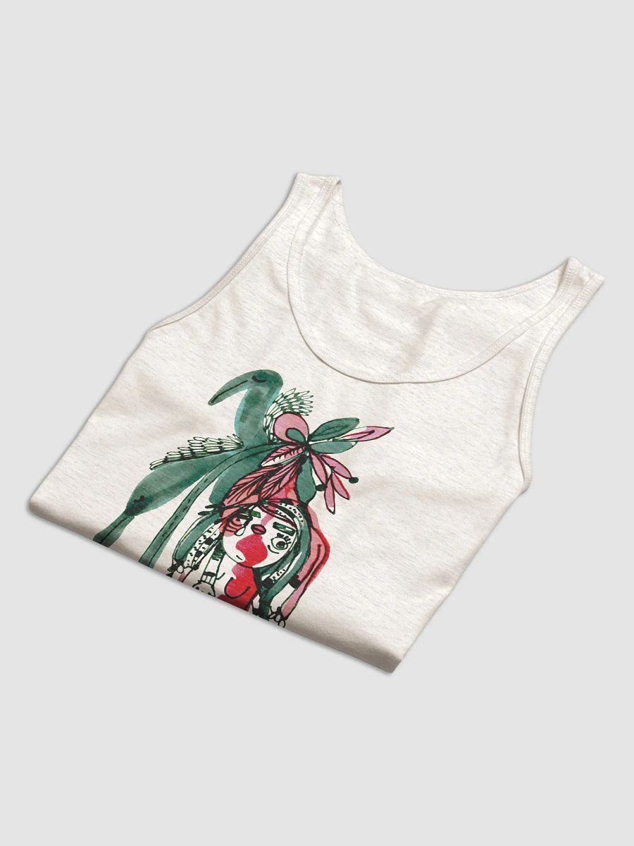Abstract Girl With Birds Tank product image (9)