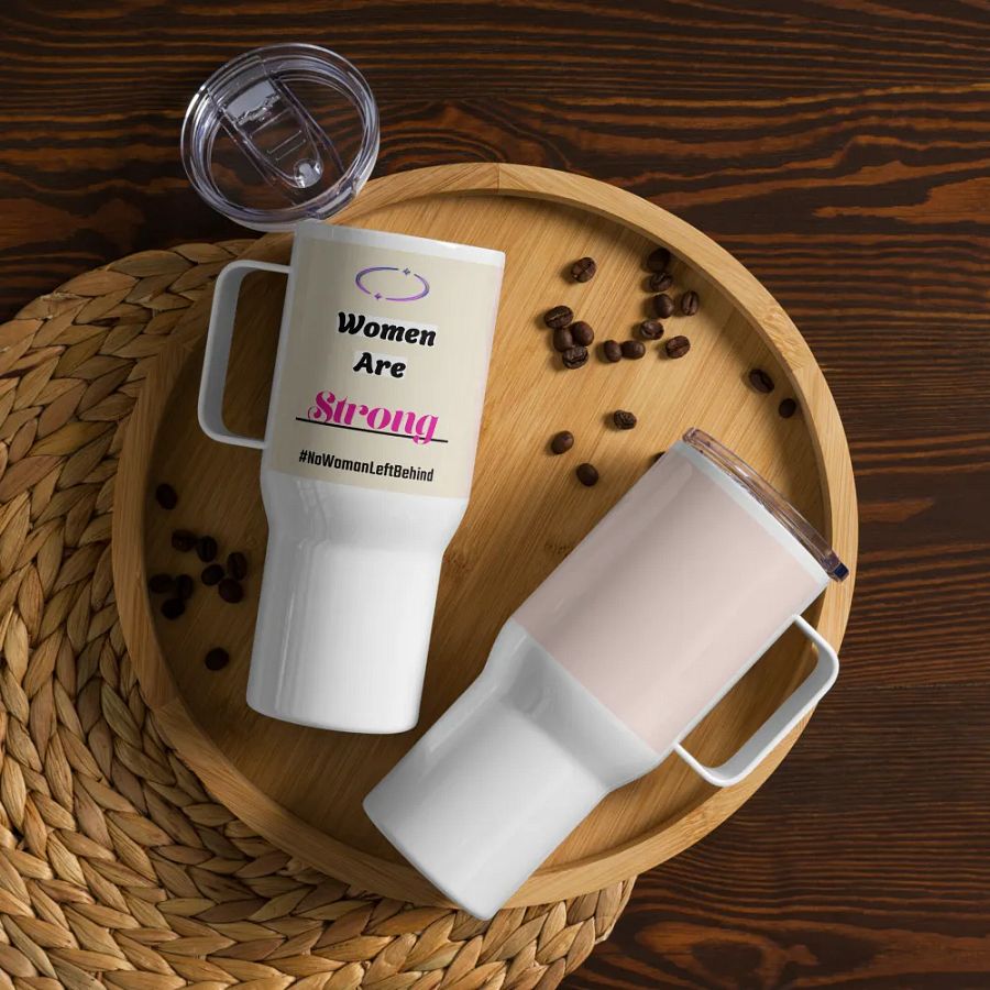 Women Are Strong Travel Cup product image (12)