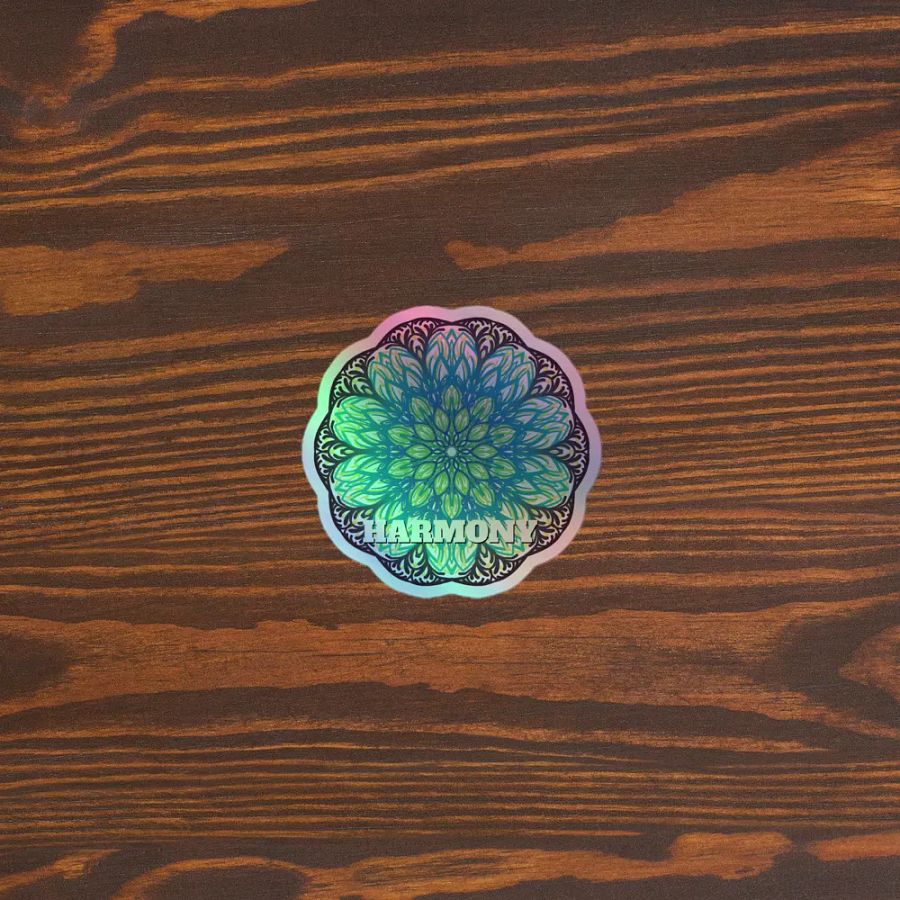Harmony Mandala Holographic Sticker Sheet product image (7)