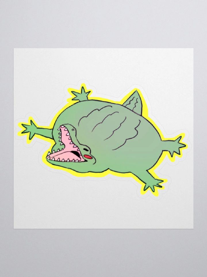 Flat Guy Cartoon Sticker product image (1)