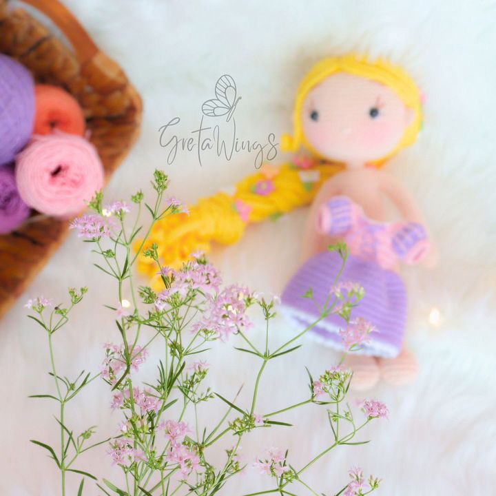 Patrón de Amigurumi Princesa Rapunzel (descarga digital) product image (2)