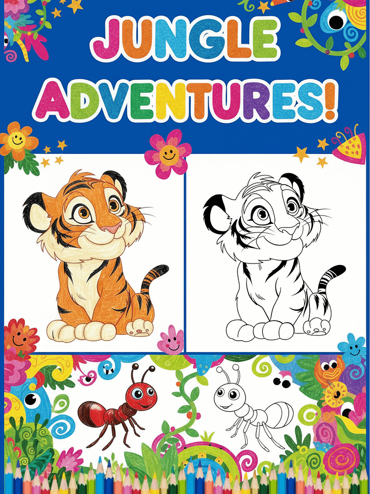 A–Z Mega Coloring Book | 260 Images | Alphabet Coloring Pages for Kids product image (1)