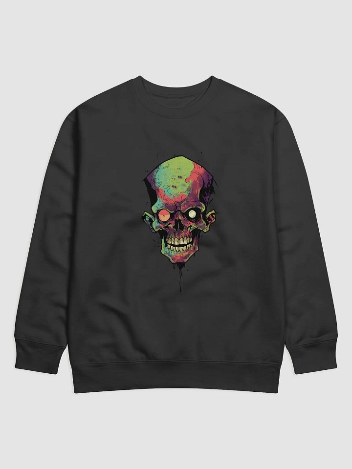 Psychedelic Skull Cotton Sweatshirt product image (1)