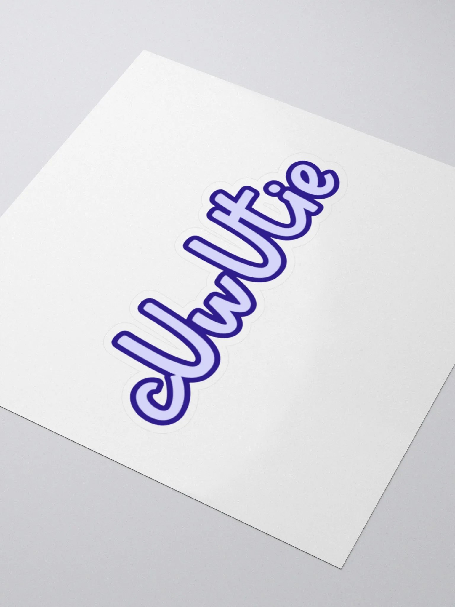 cUwUtie Sticker, Blue product image (7)