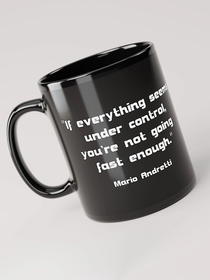 Cool Sheep Black Mug "If everything seems..." product image (1)