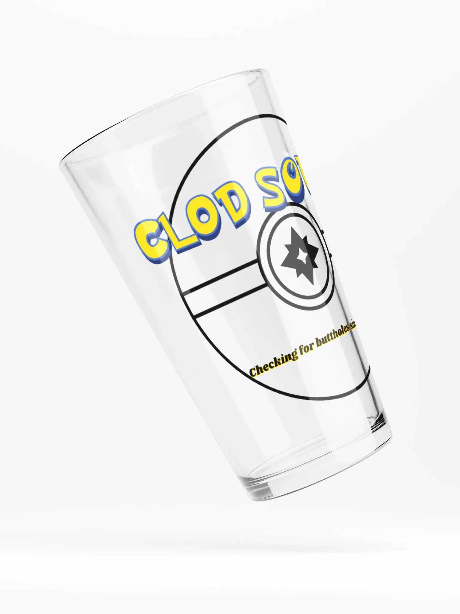Pint glass clodsquad product image (4)
