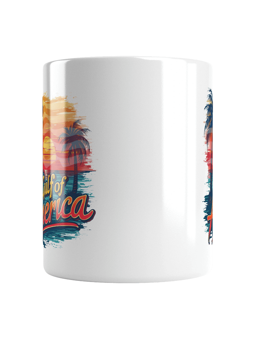 The Gulf of America with Sunset Flag Mug product image (14)