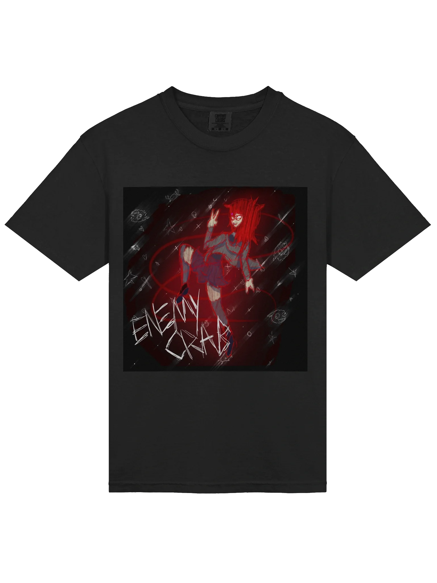 Kianfox Design Enemycrab T-Shirt (Black) product image (3)