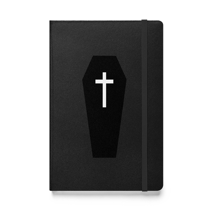 Coffin White Cross - Journal product image (1)