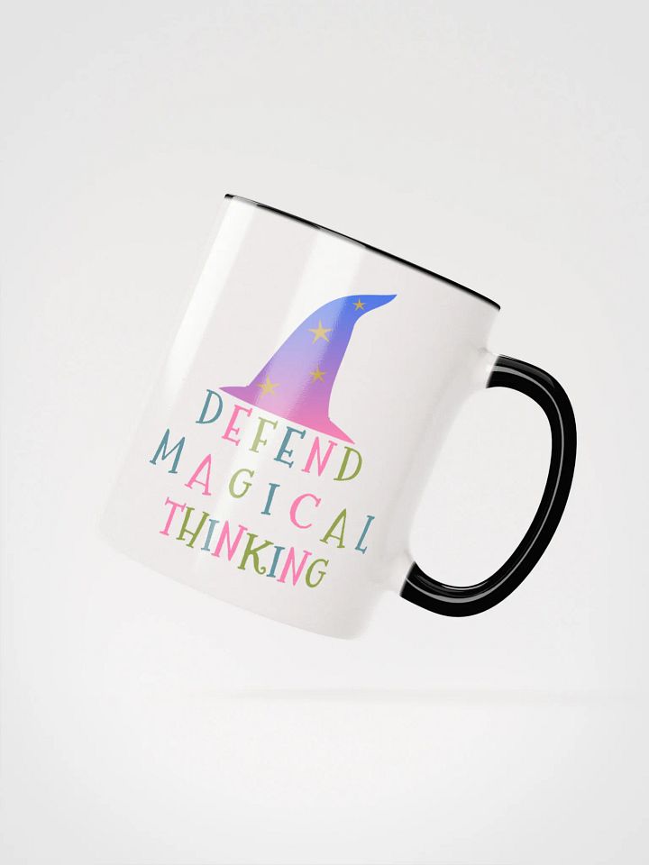 Defend Magical Thinking Accent Mug product image (4)