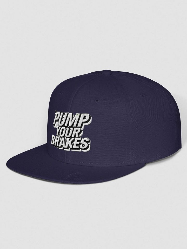PUMP YOUR BRAKES Snapback Cap product image (80)