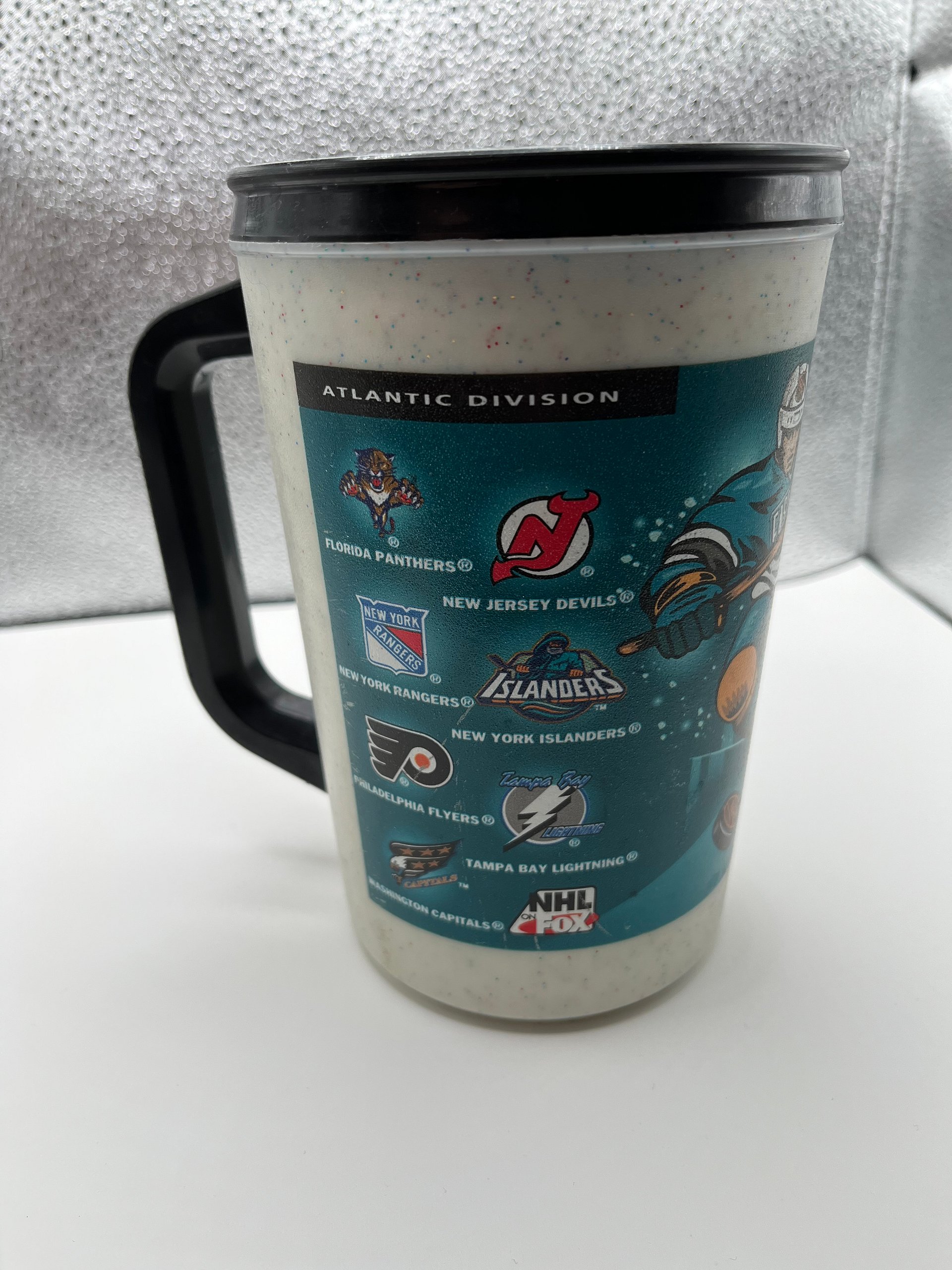 7 Eleven Travel Mug 1996 NHL Eastern Conference Aladdin USA 20oz product image (2)