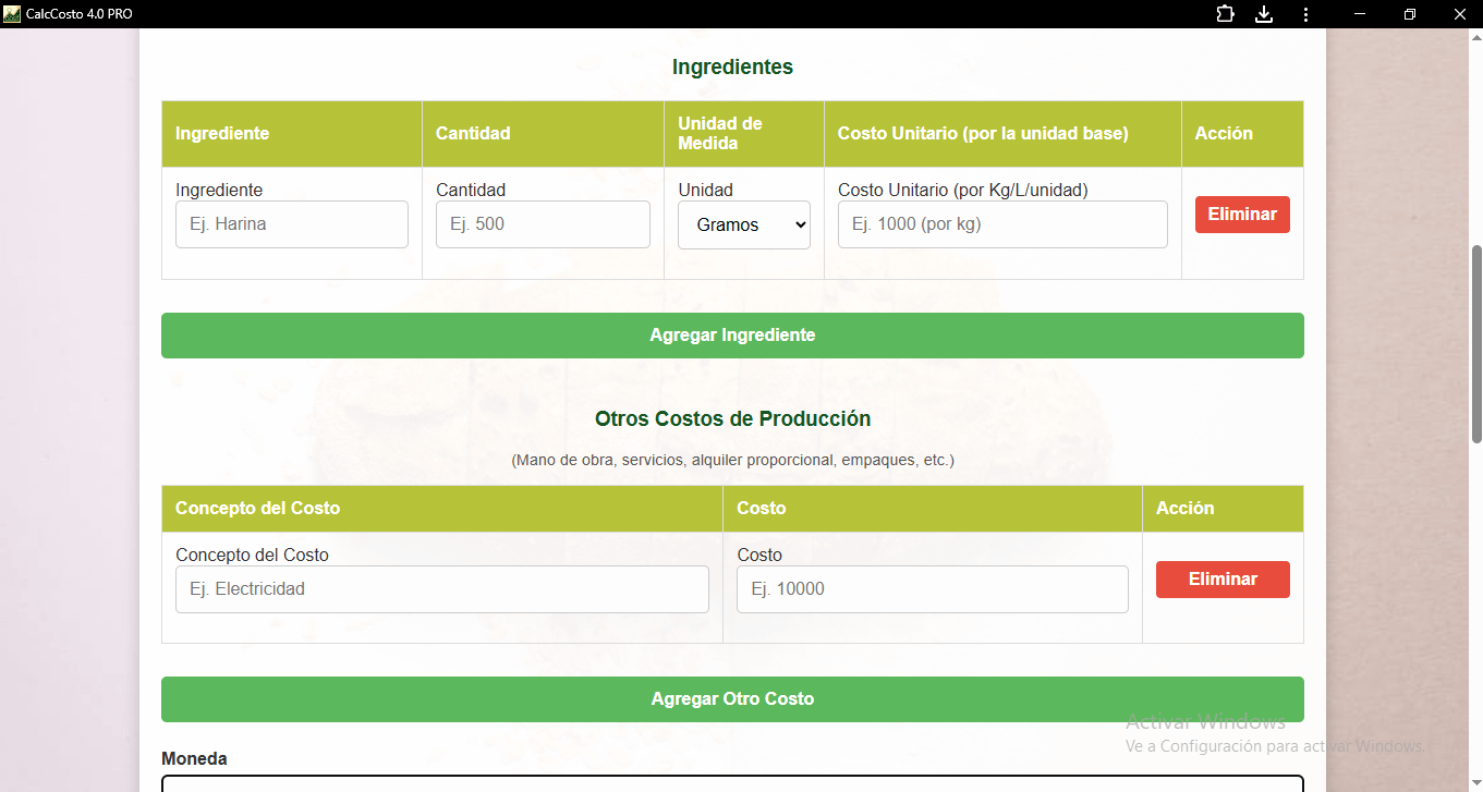 CalcCostos 4.0 PRO product image (3)