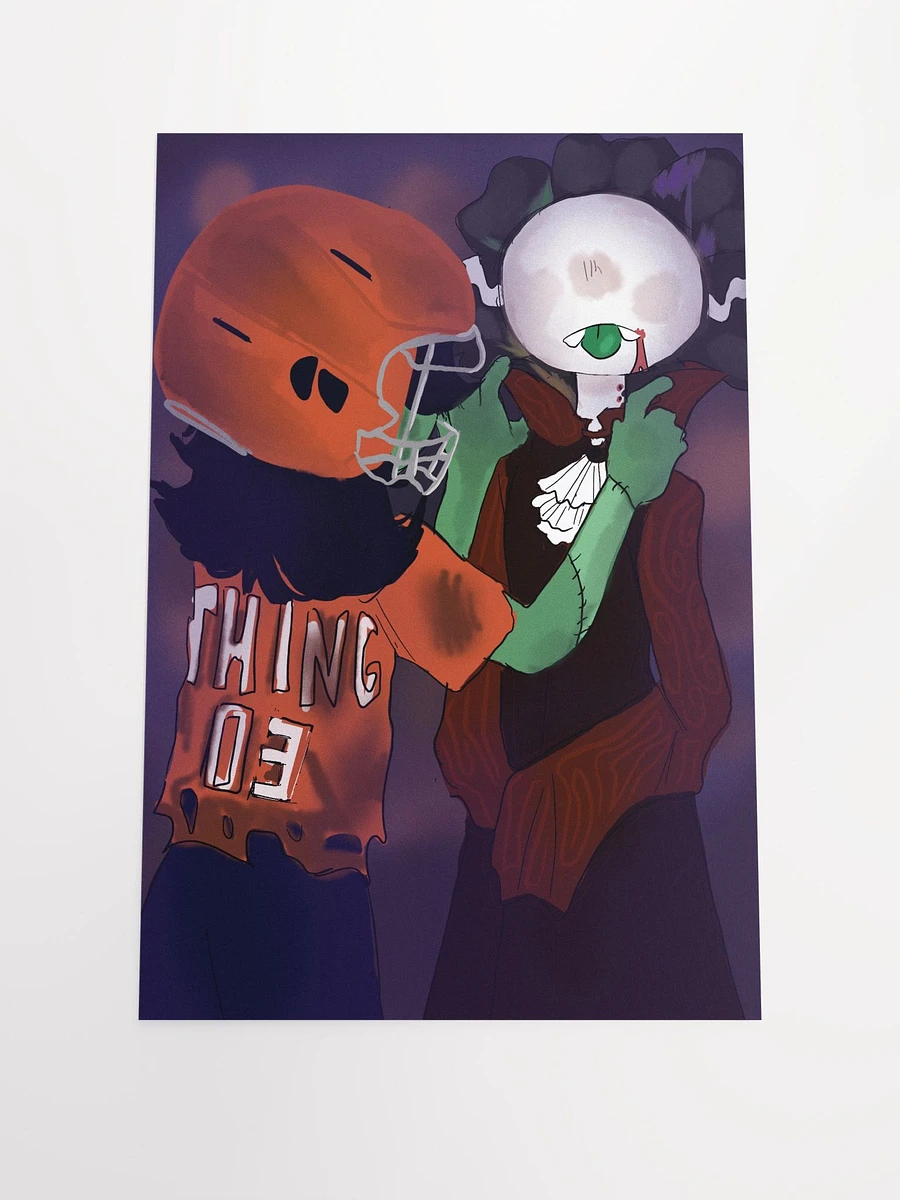 Halloween Thing and Flower Matte Poster product image (2)