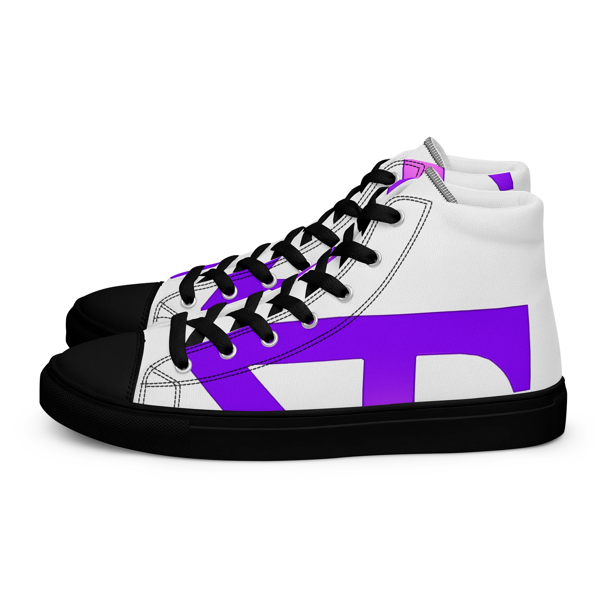 Sigma-Frequency Men's High Top Canvas Shoes product image (1)
