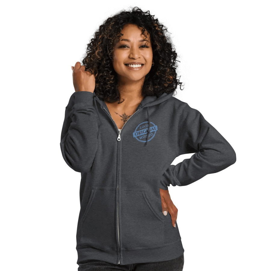 zip hoodie w/arched logo product image (7)