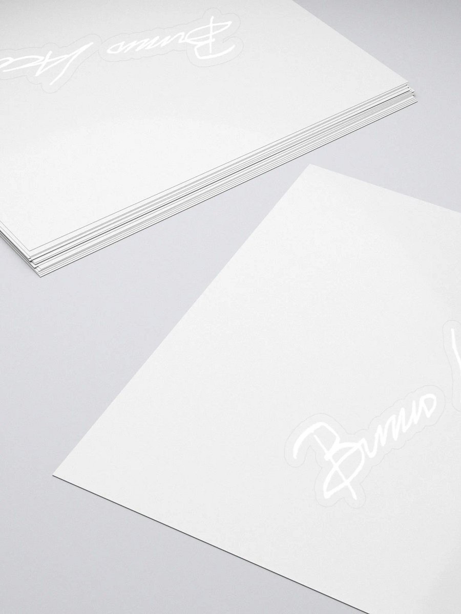 Bruno Sacco's signature on the sticker. product image (4)