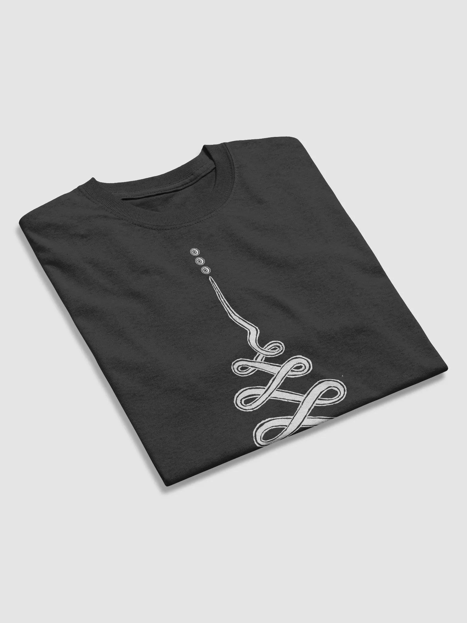 Stay on the Path Heavy weight T-shirt - white print product image (3)