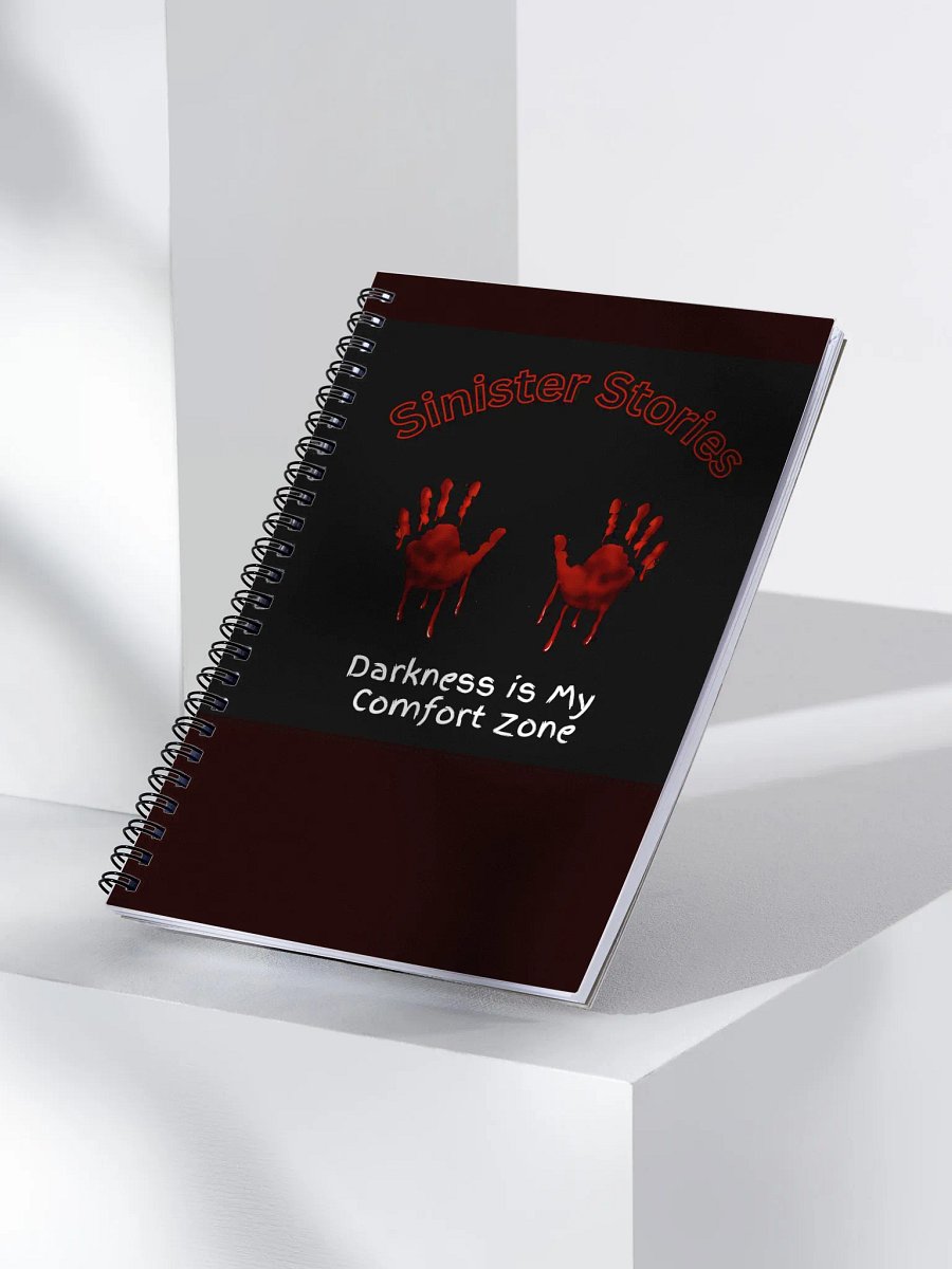 "Darkness Is My Comfort Zone" Sinister Spiral Journal product image (3)
