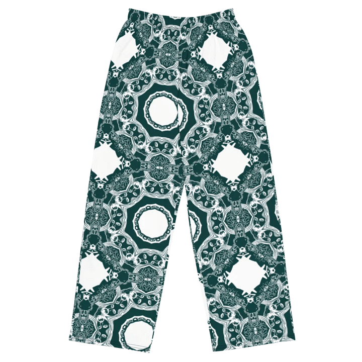 Green printed pants product image (1)