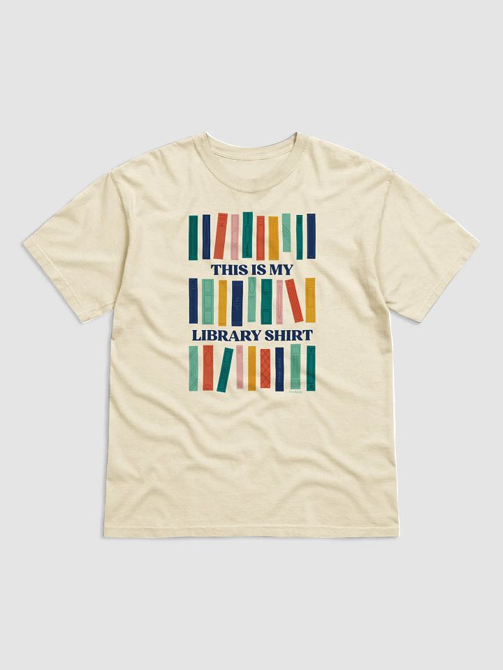 Library Shelf Heavyweight T-Shirt product image (1)
