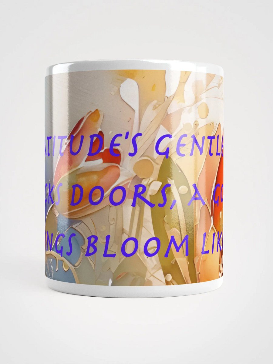 Gratitude's Golden Bloom Mug product image (5)