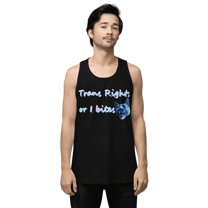 TROIB muscle tank in blue ink product image (2)