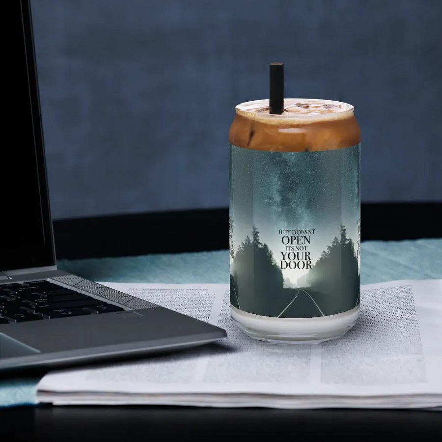 Starry Night Forest Path Can-Shaped Glass Set product image (33)