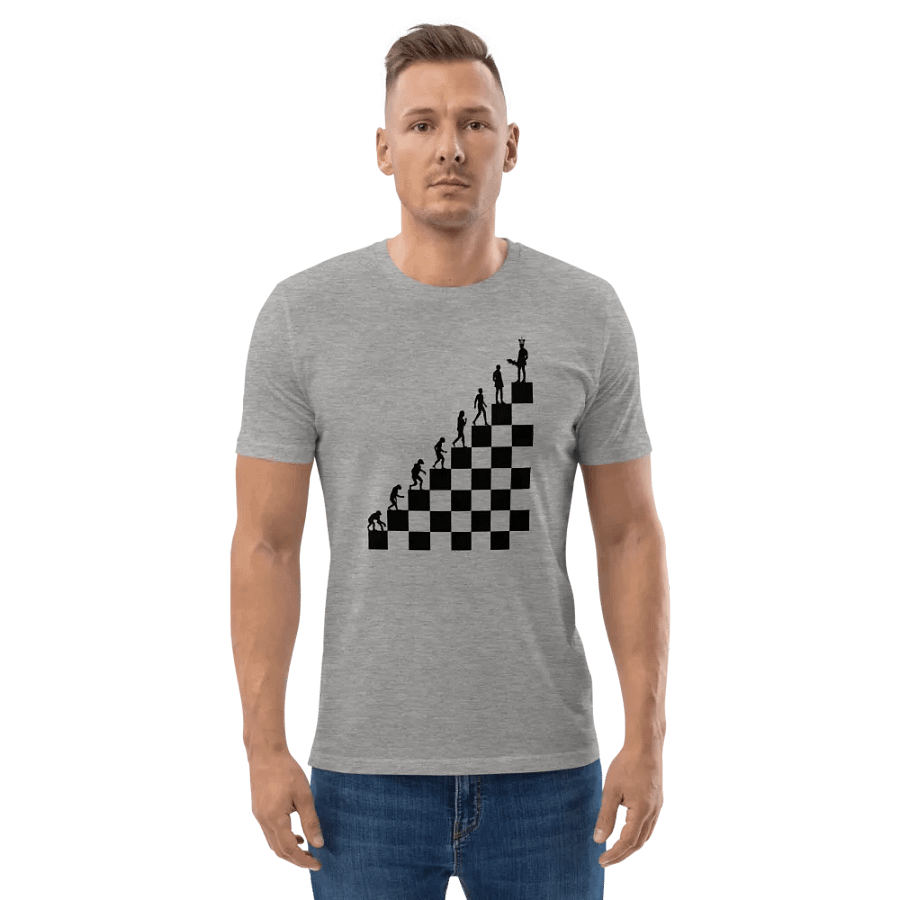 The Evolution of Chess T-Shirt - Light Edition product image (2)