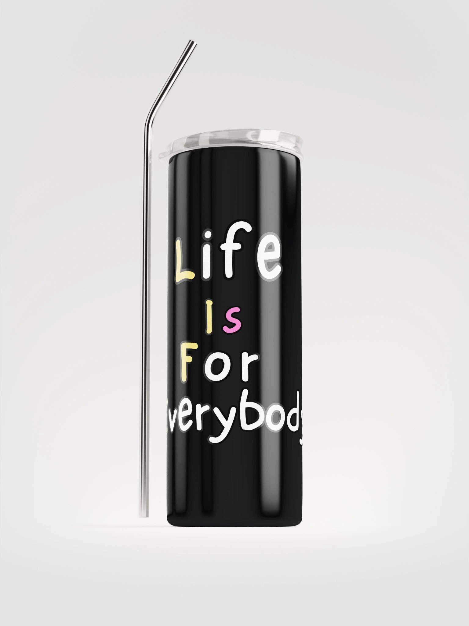 Playful Words Stainless Steel Tumbler product image (1)