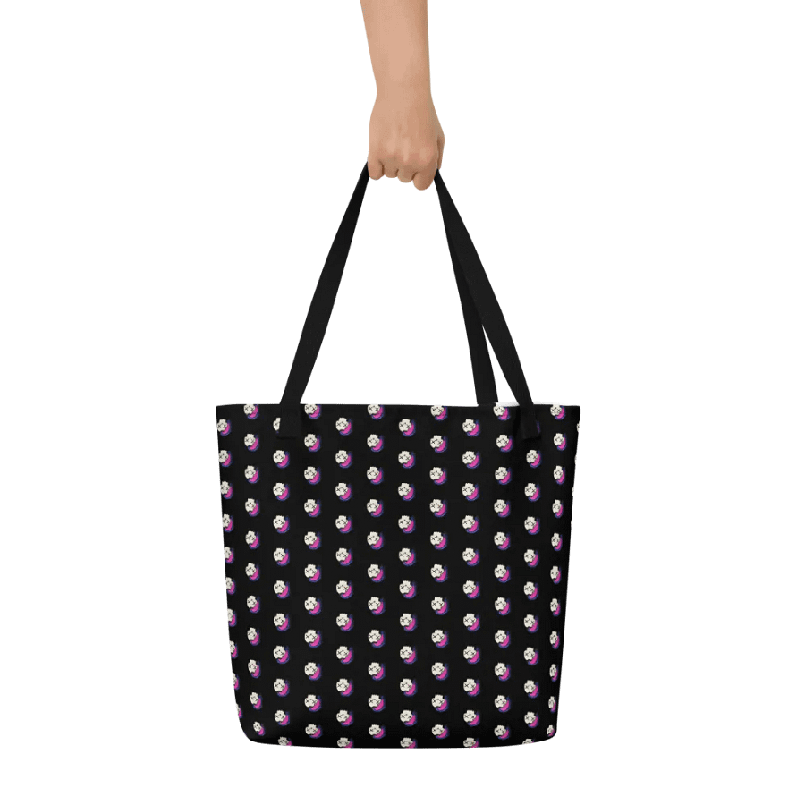 Hybrid Skull Large Tote Bag w/Pocket product image (9)