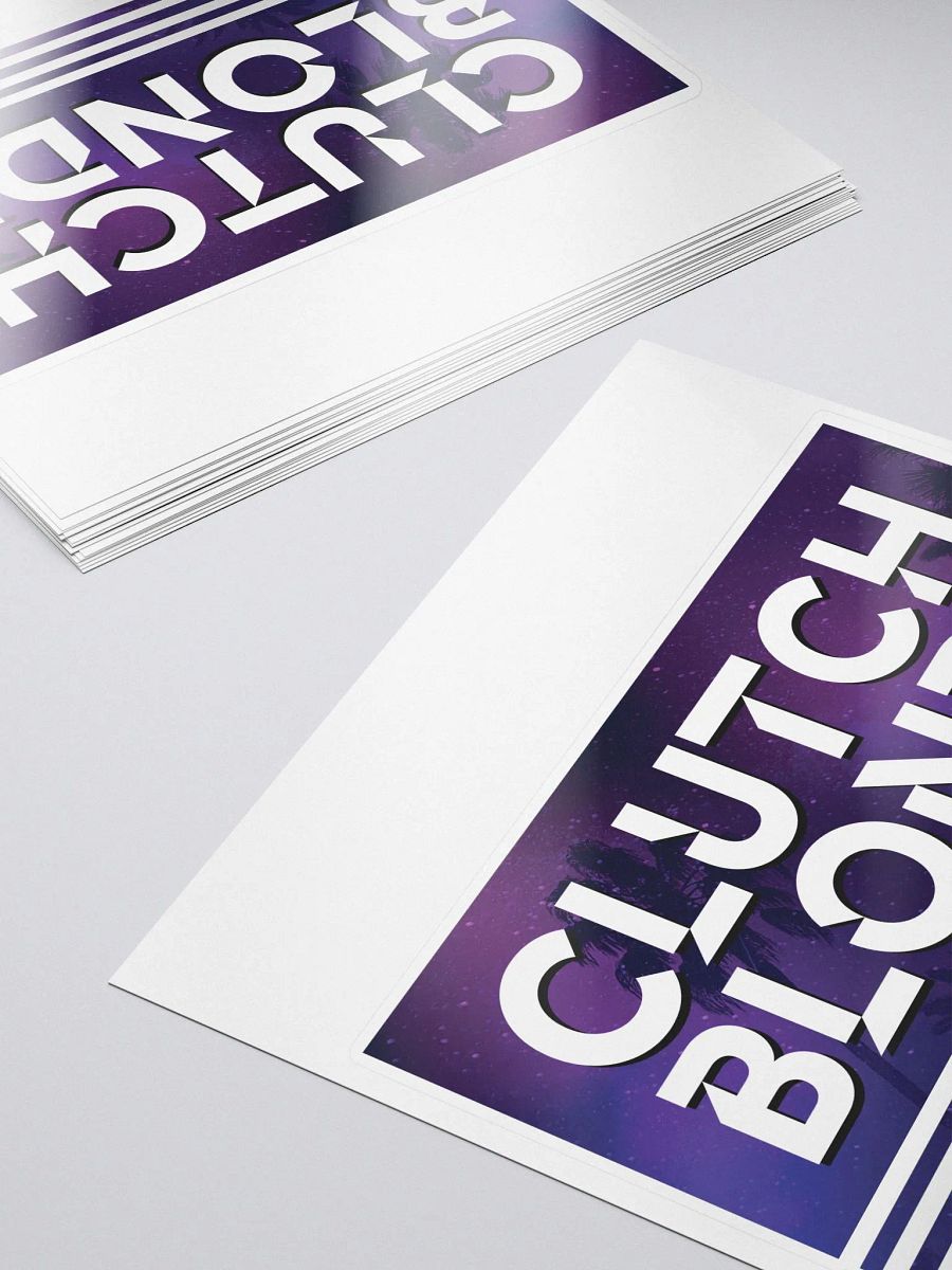 Clutch Kisscut Stickers product image (5)